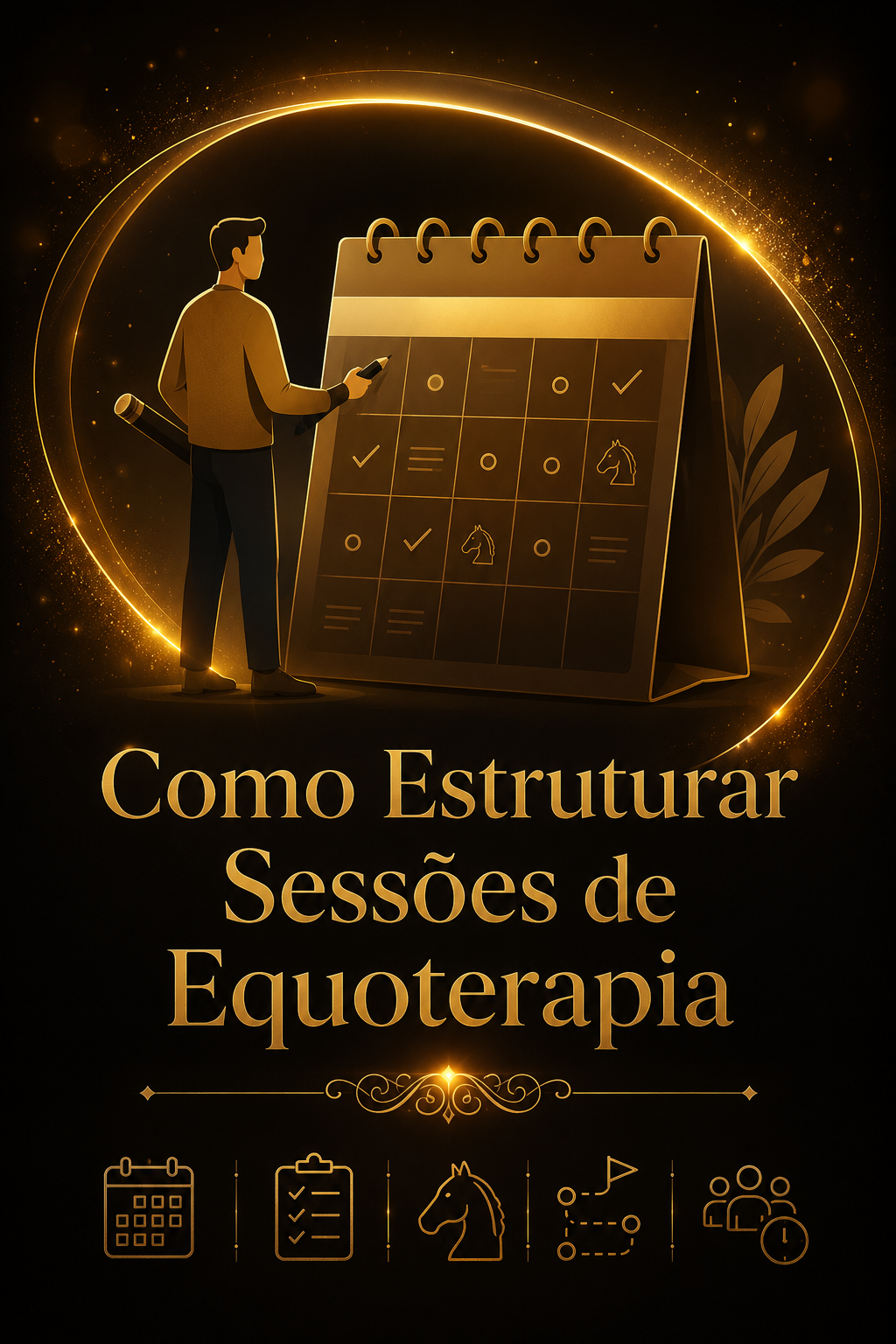 Capa de Como Estruturar Sessões de Equoterapia